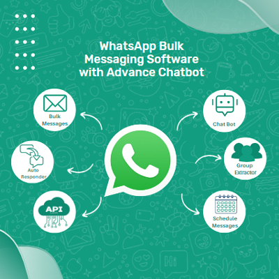WhatsApp Bulk Messaging Software with Chatbot & Buttons Panel