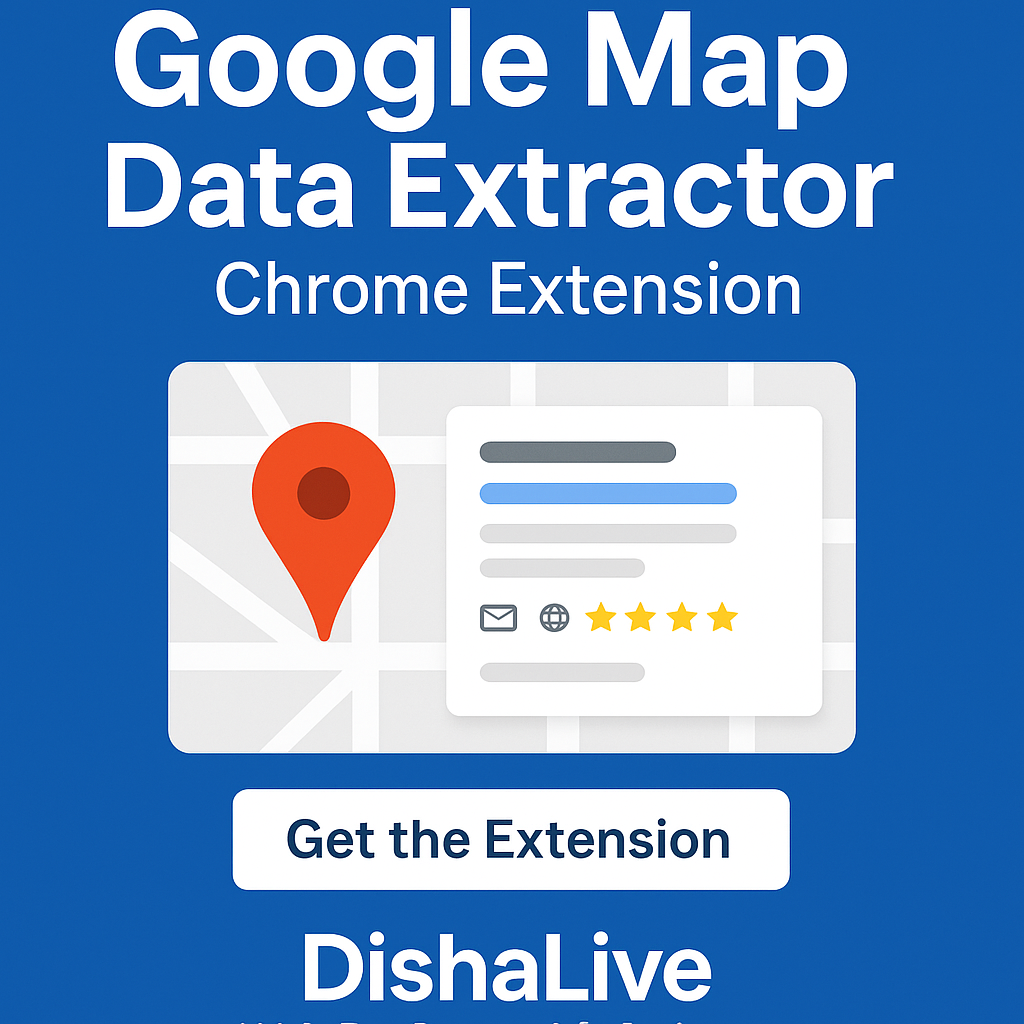 Google Map Data Extractor Chrome Extension